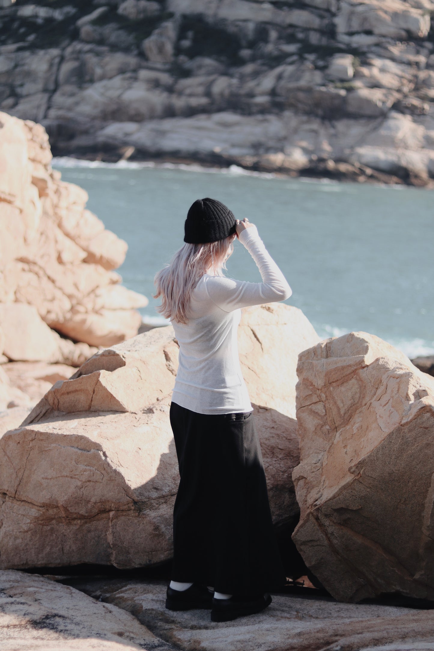 Daily Wool Top (White)