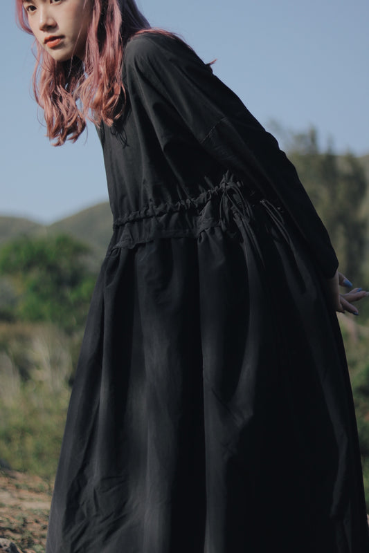 Belted Dress (Black)