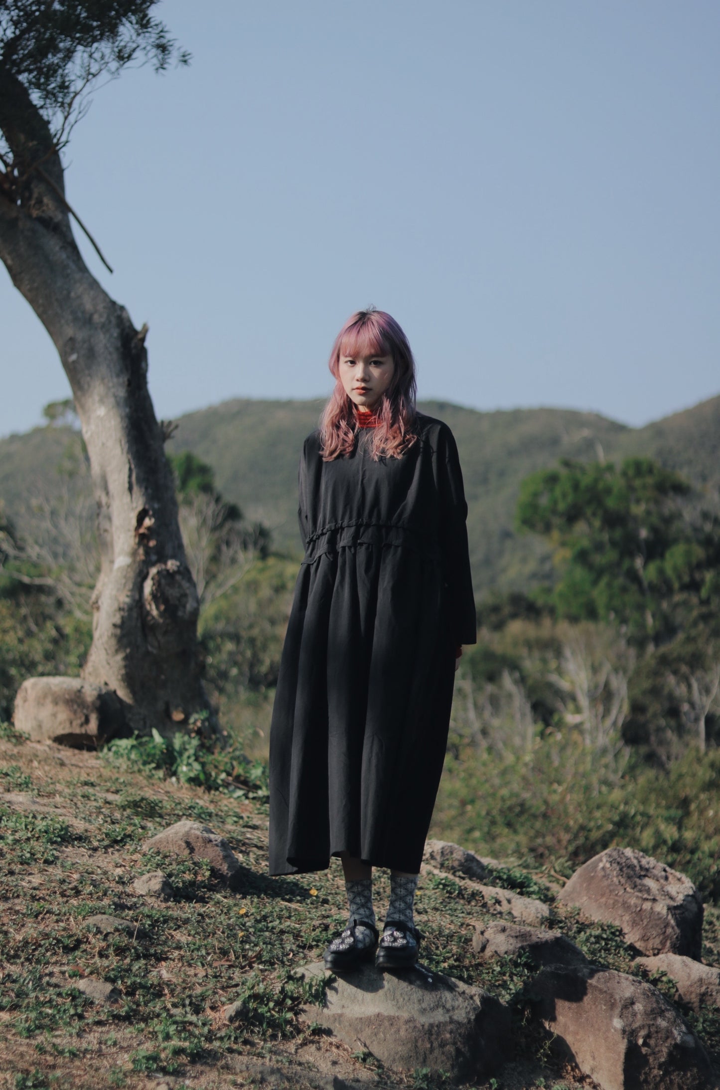 Belted Dress (Black)