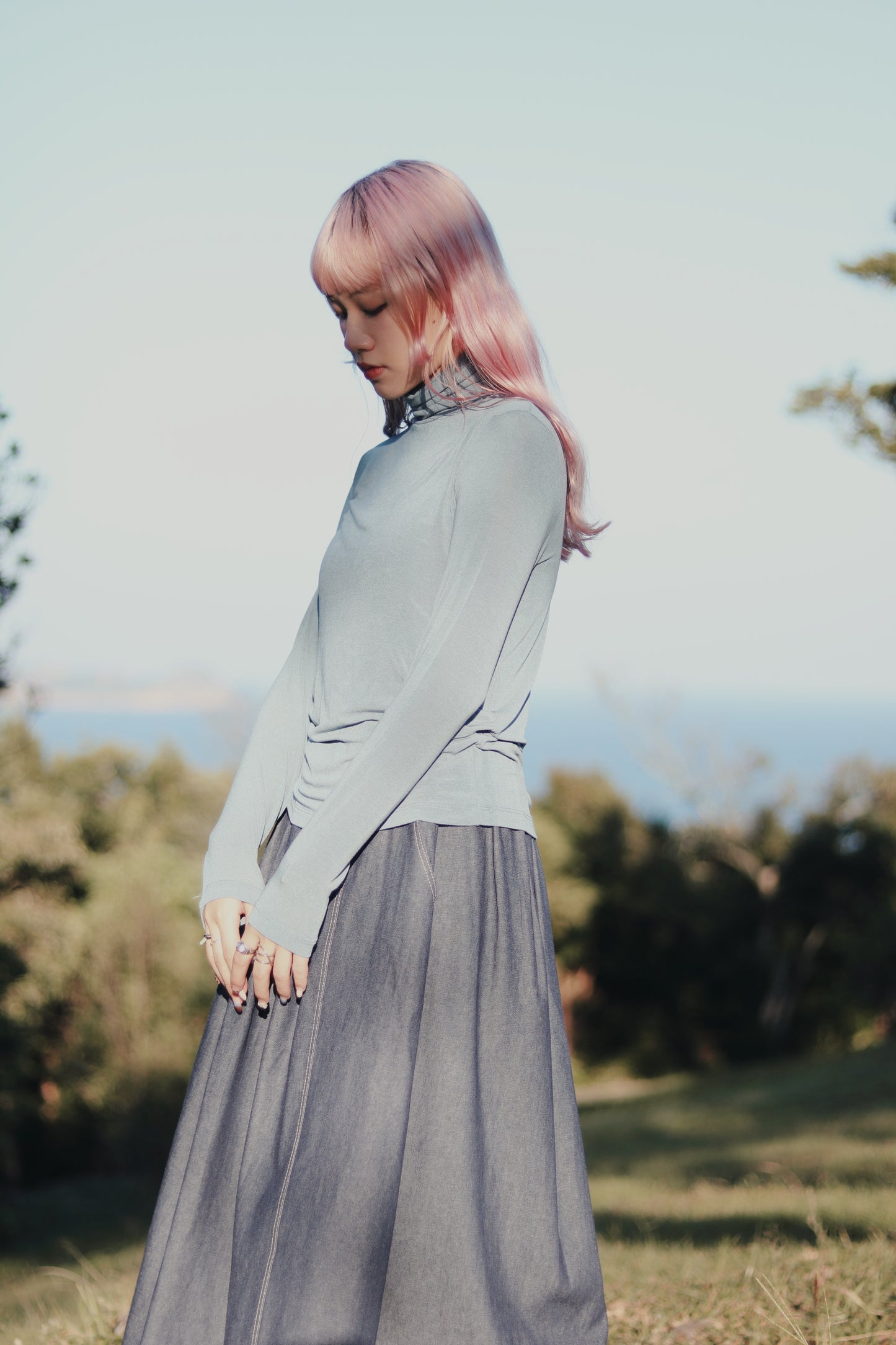 Winter Basic Tee (Blue)