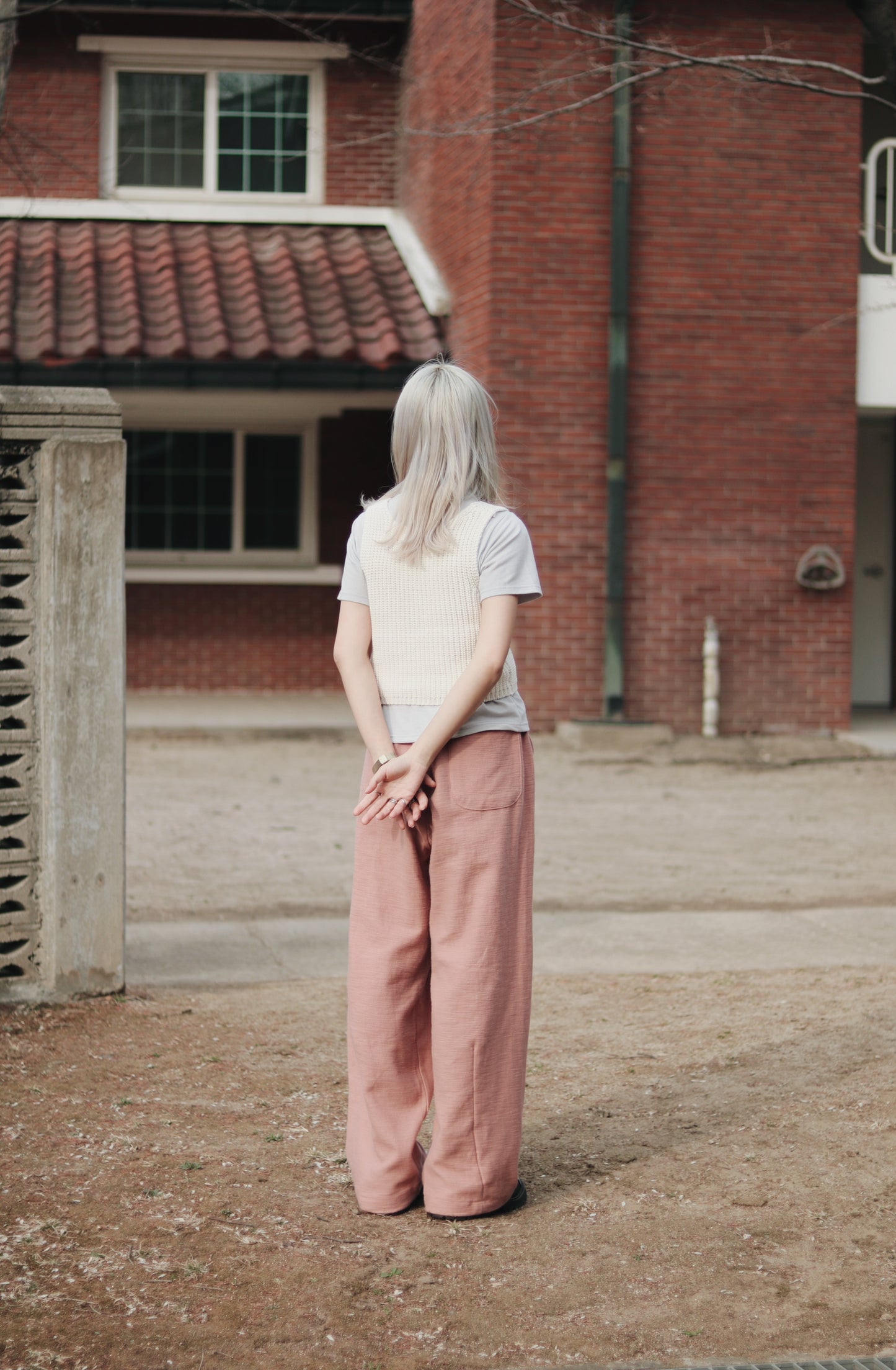 Daily Colour Pants (Pink)