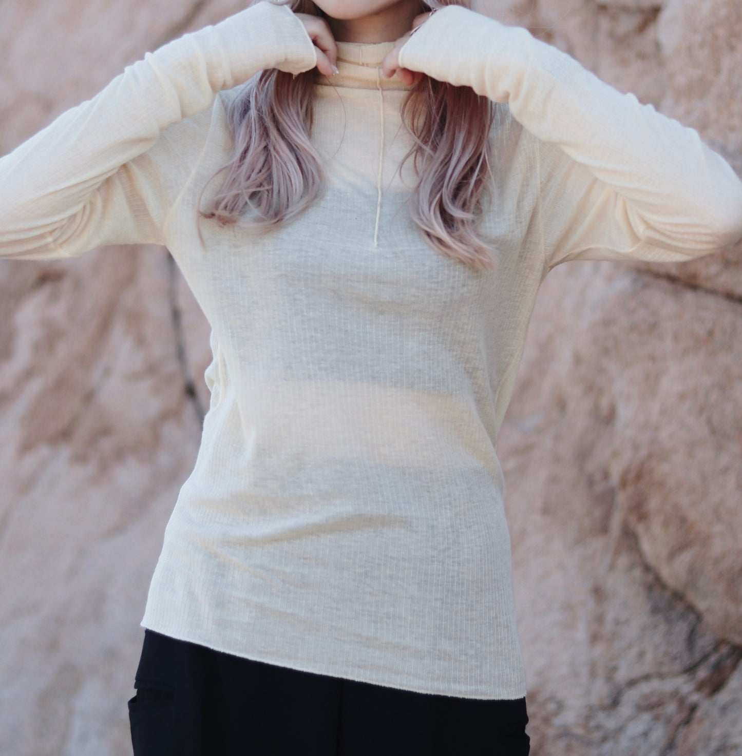 Daily Wool Top (Yellow)