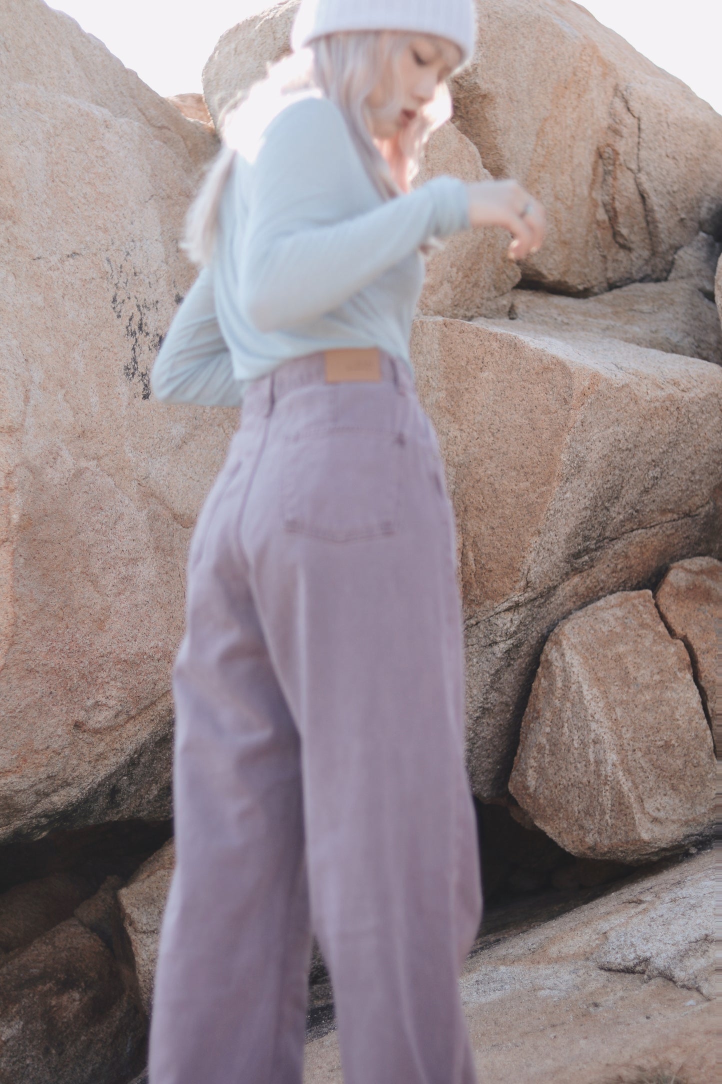 straight Jeans (Purple)