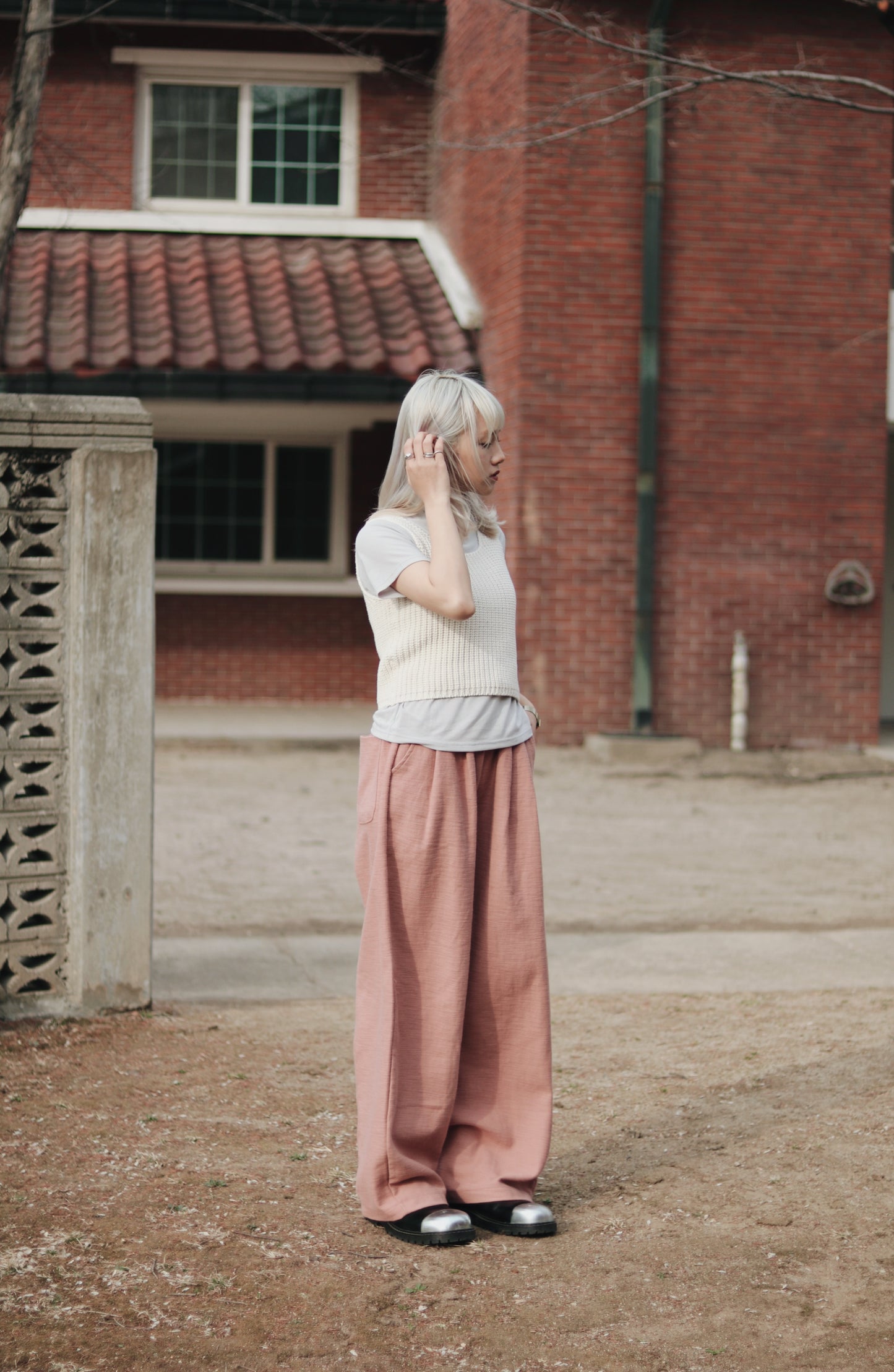 Daily Colour Pants (Pink)