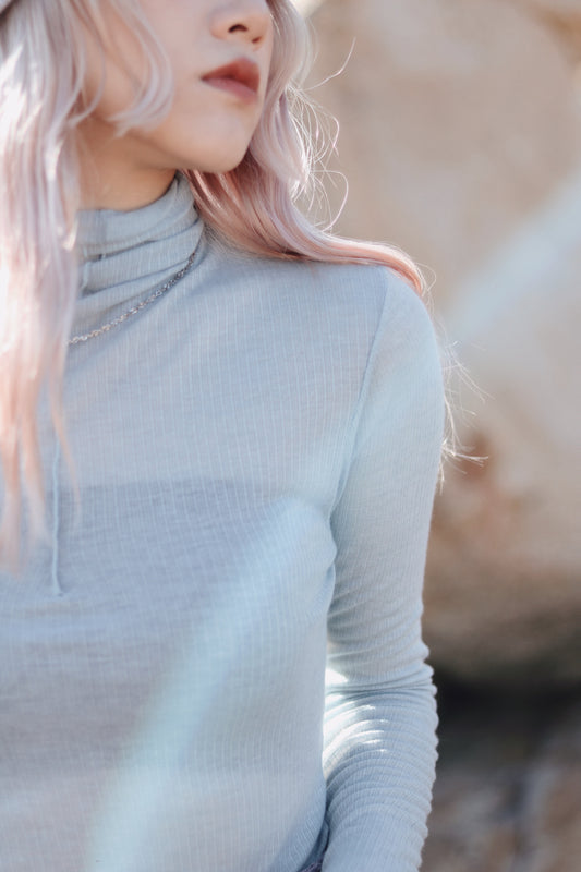 Daily Wool Top (Blue)