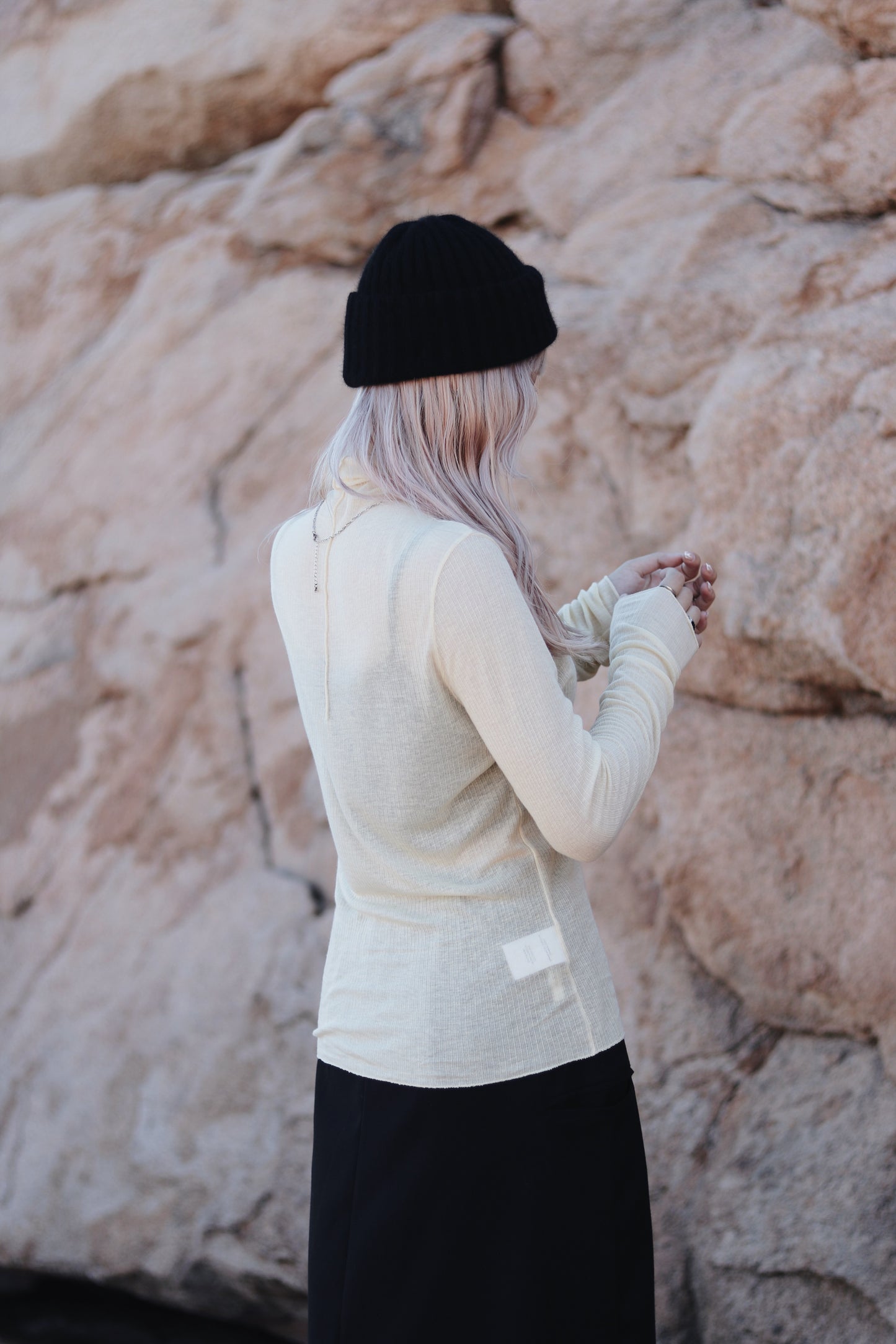 Daily Wool Top (Yellow)