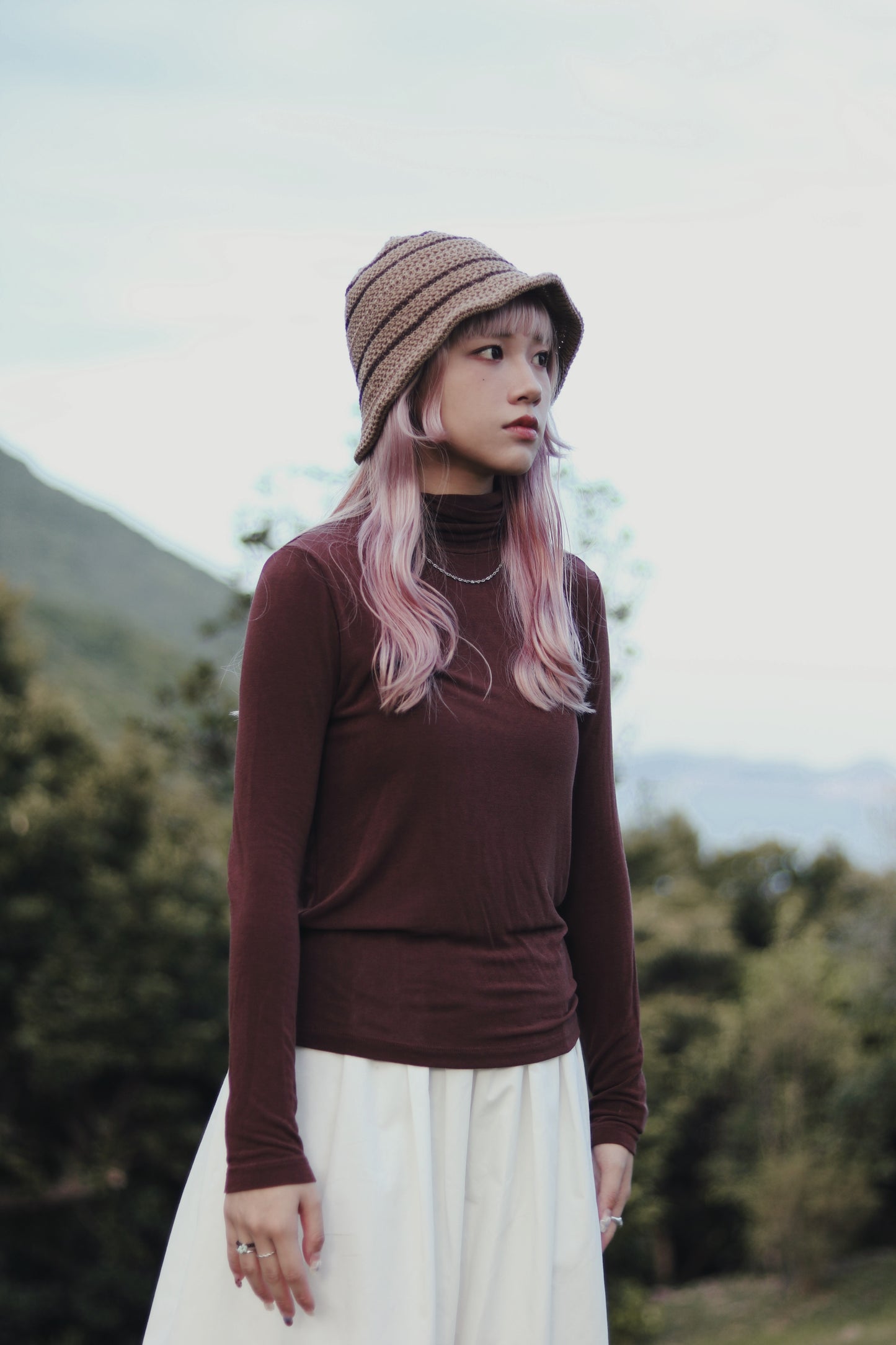 Winter Basic Tee (Brown)