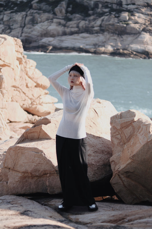 Daily Wool Top (White)