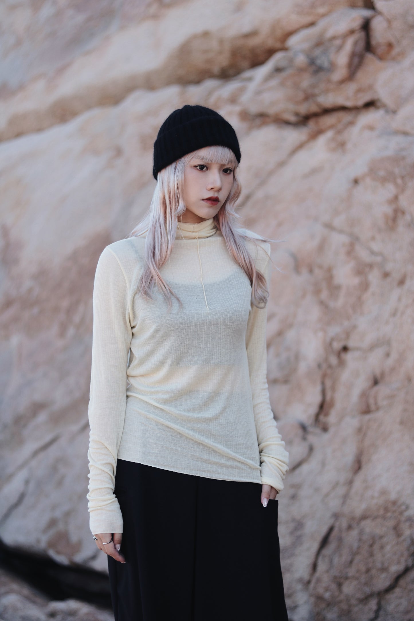 Daily Wool Top (Yellow)