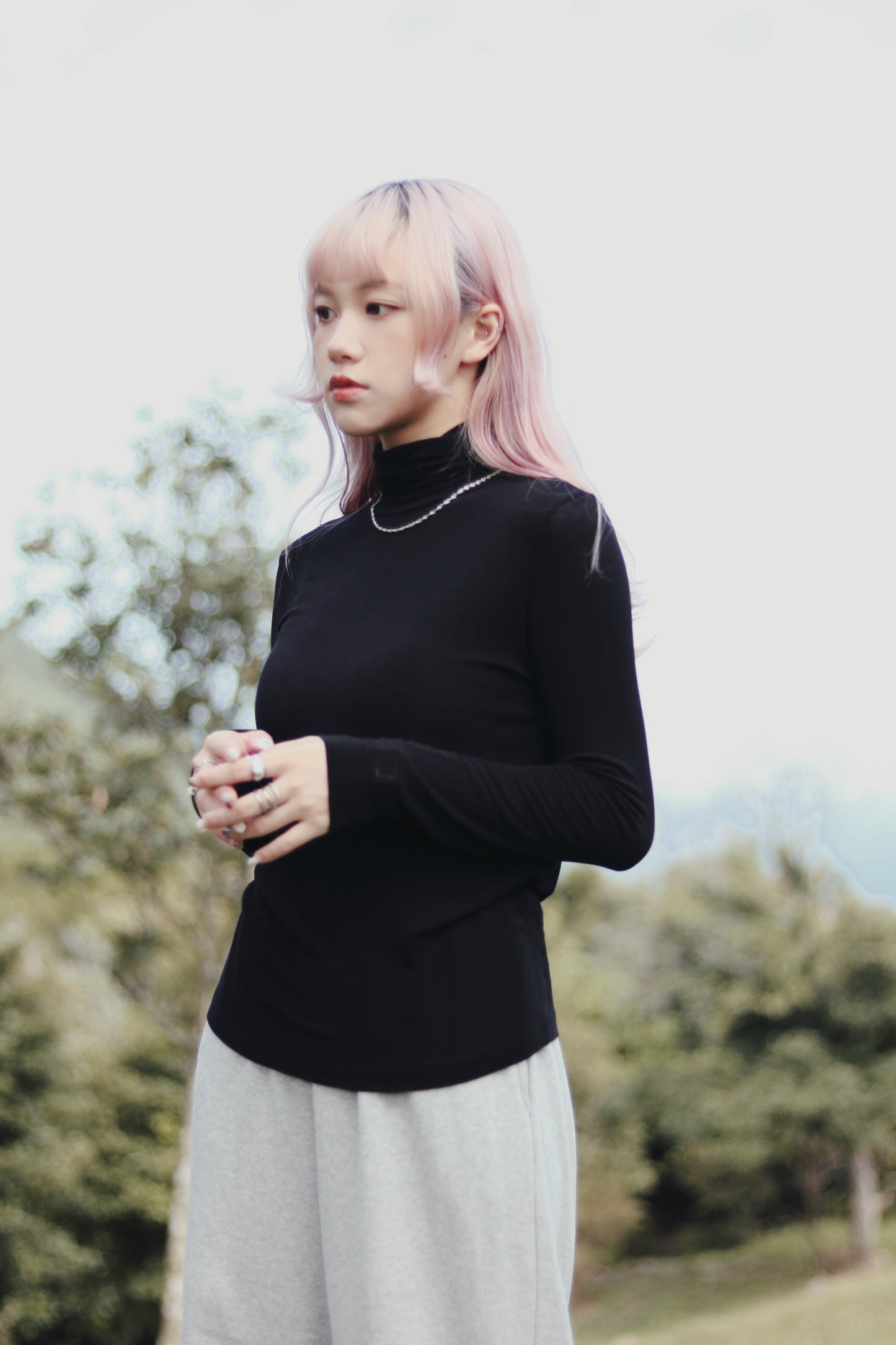 Winter Basic Tee (Black)