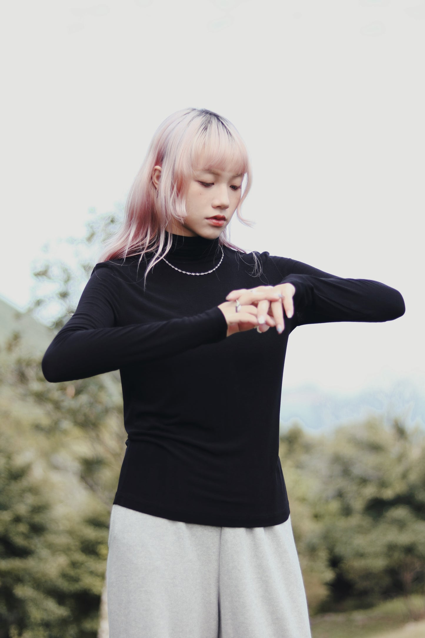 Winter Basic Tee (Black)