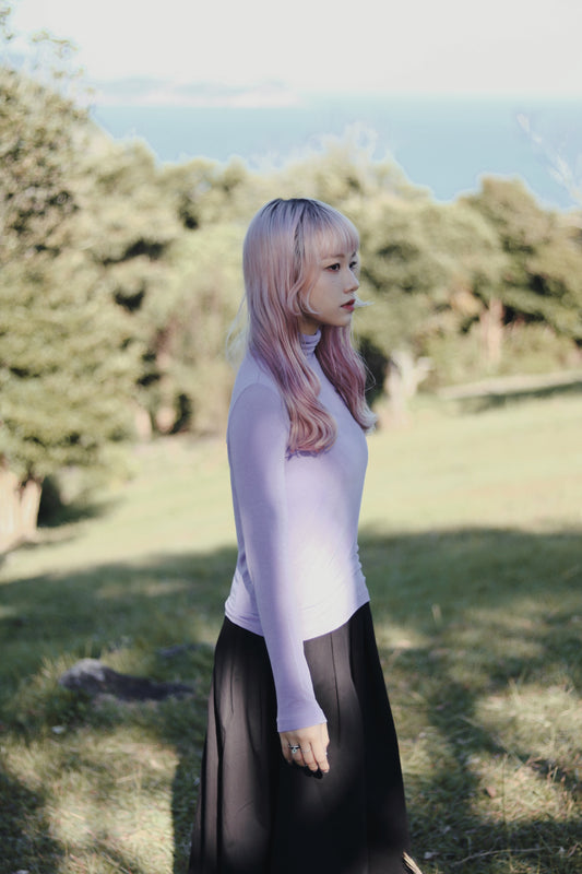 Winter Basic Tee (Purple)