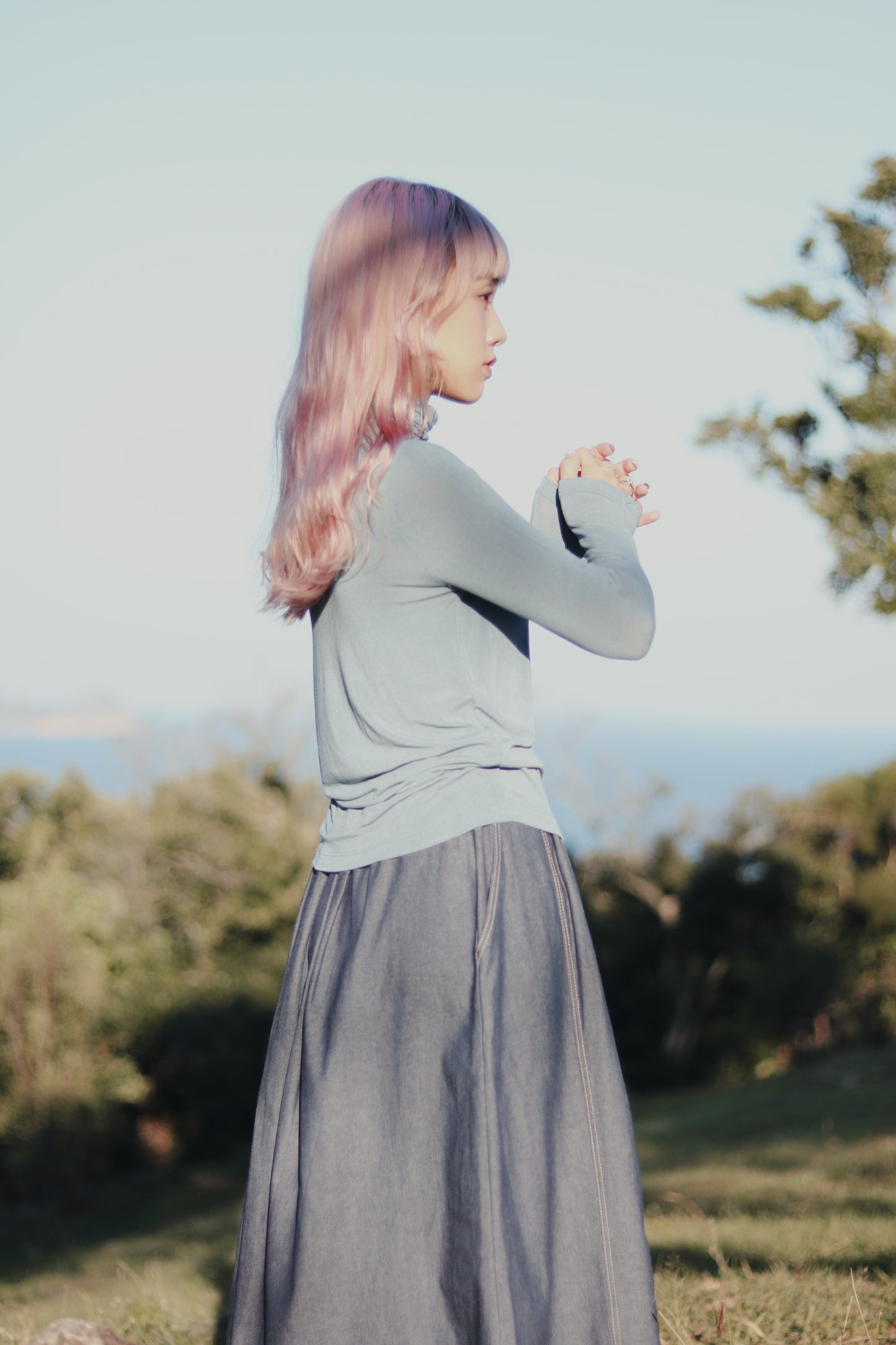 Winter Basic Tee (Blue)