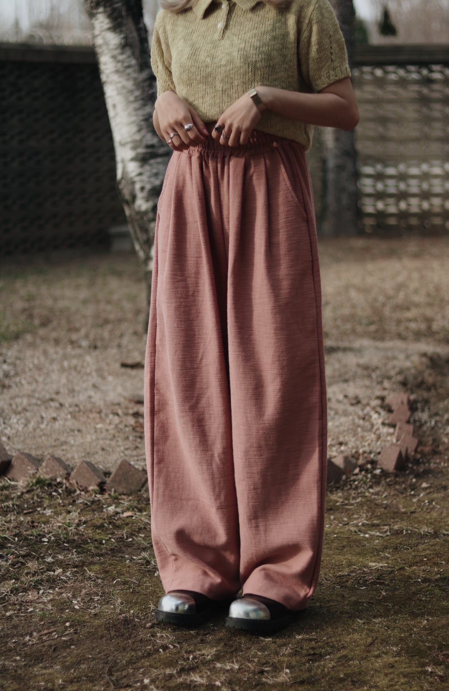 Daily Colour Pants (Pink)