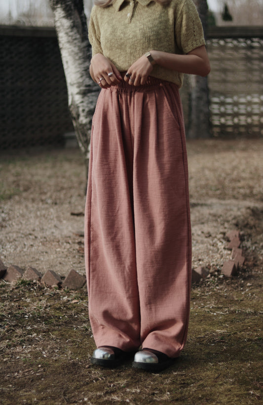 Daily Colour Pants (Pink)