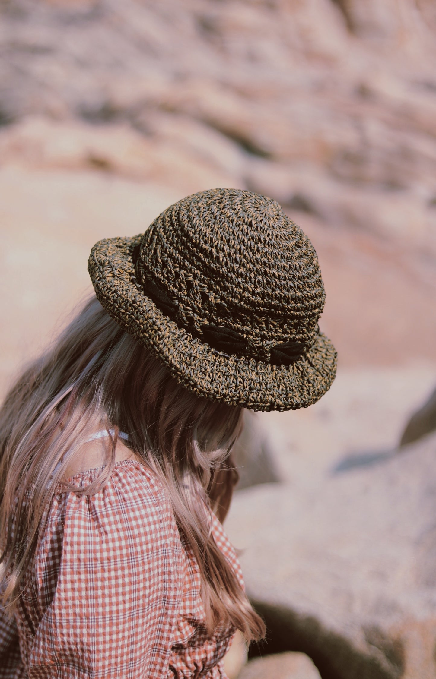 Straw Hat (Blue/Green)