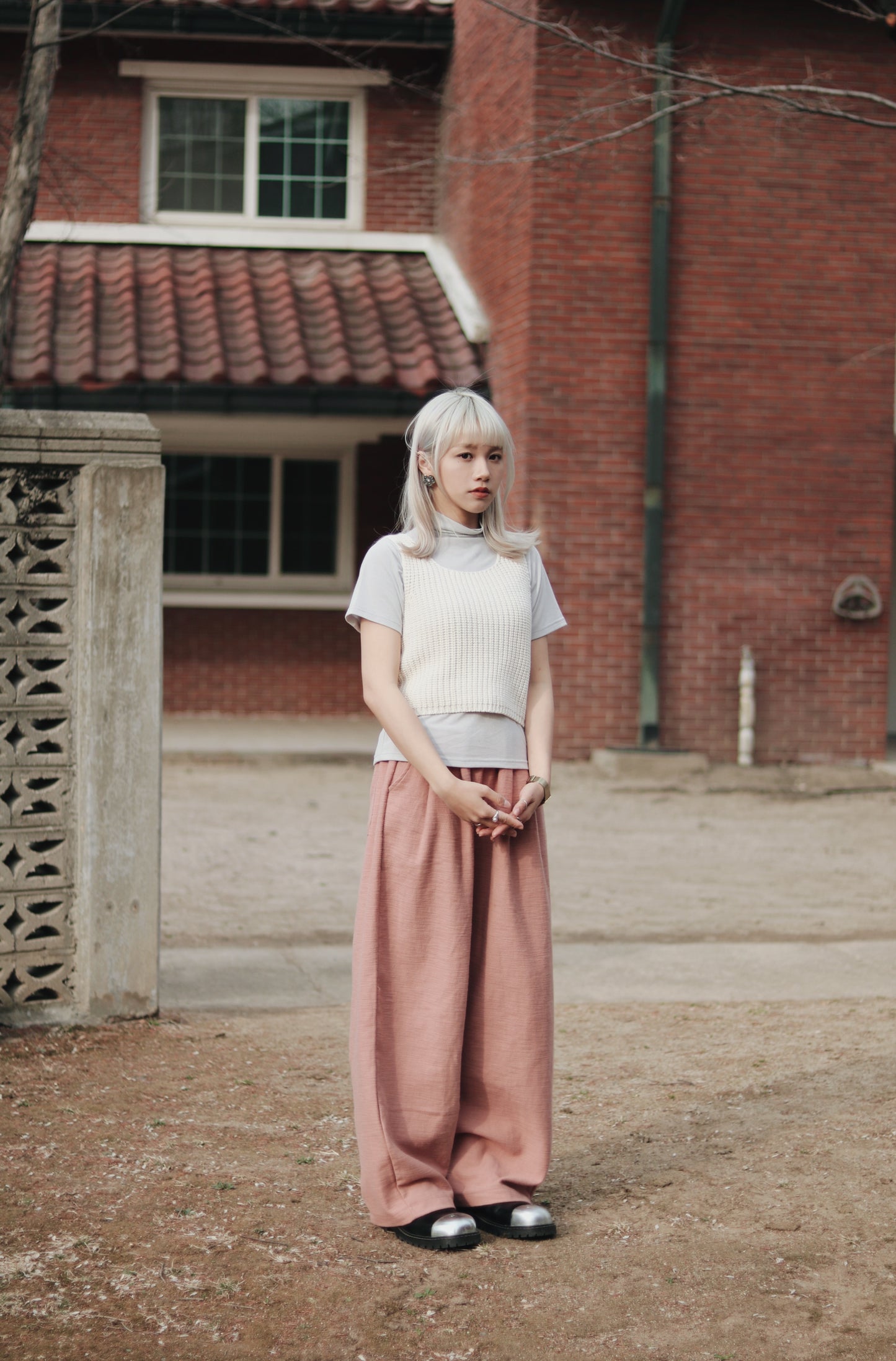 Daily Colour Pants (Pink)