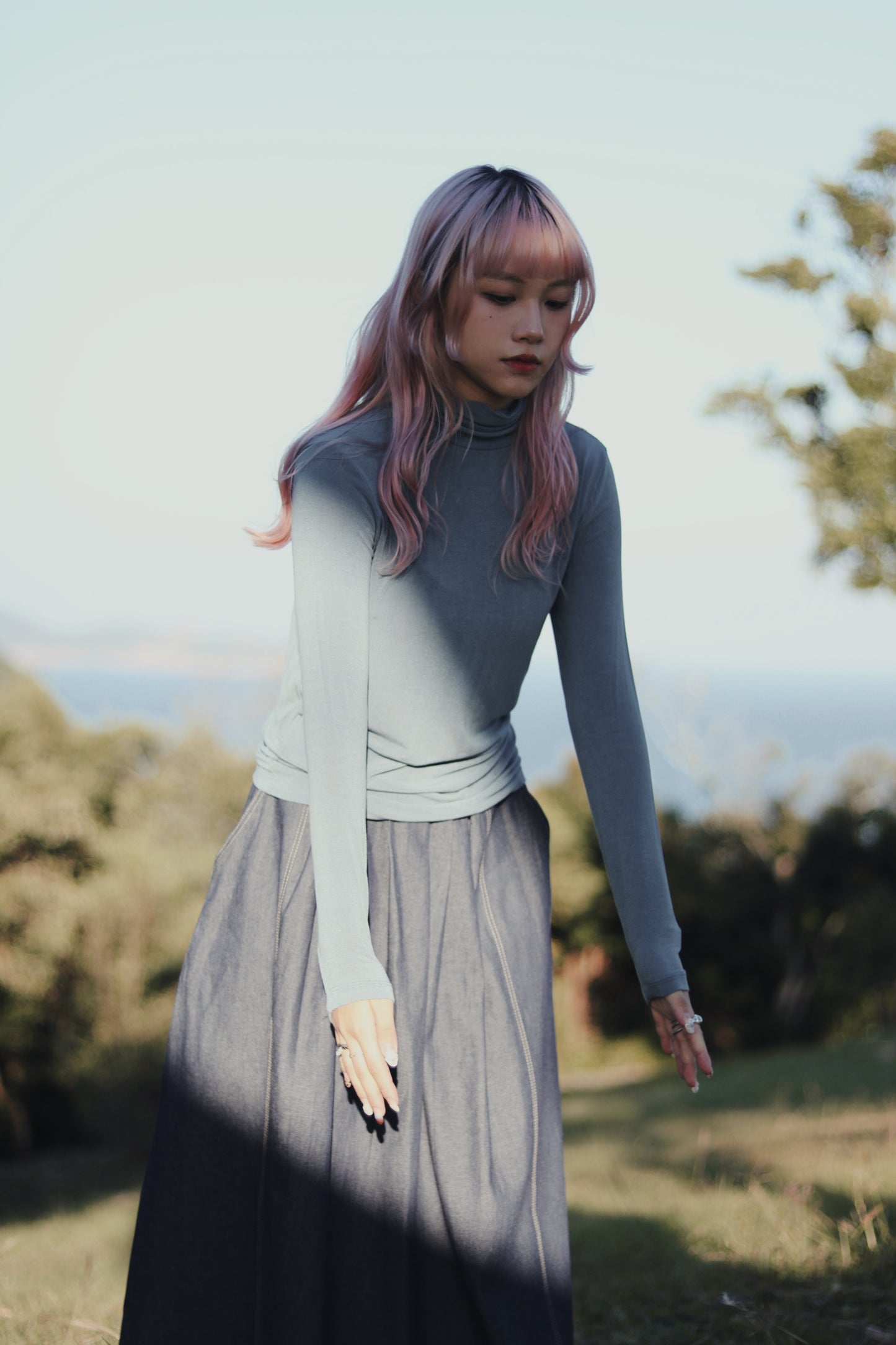 Winter Basic Tee (Blue)