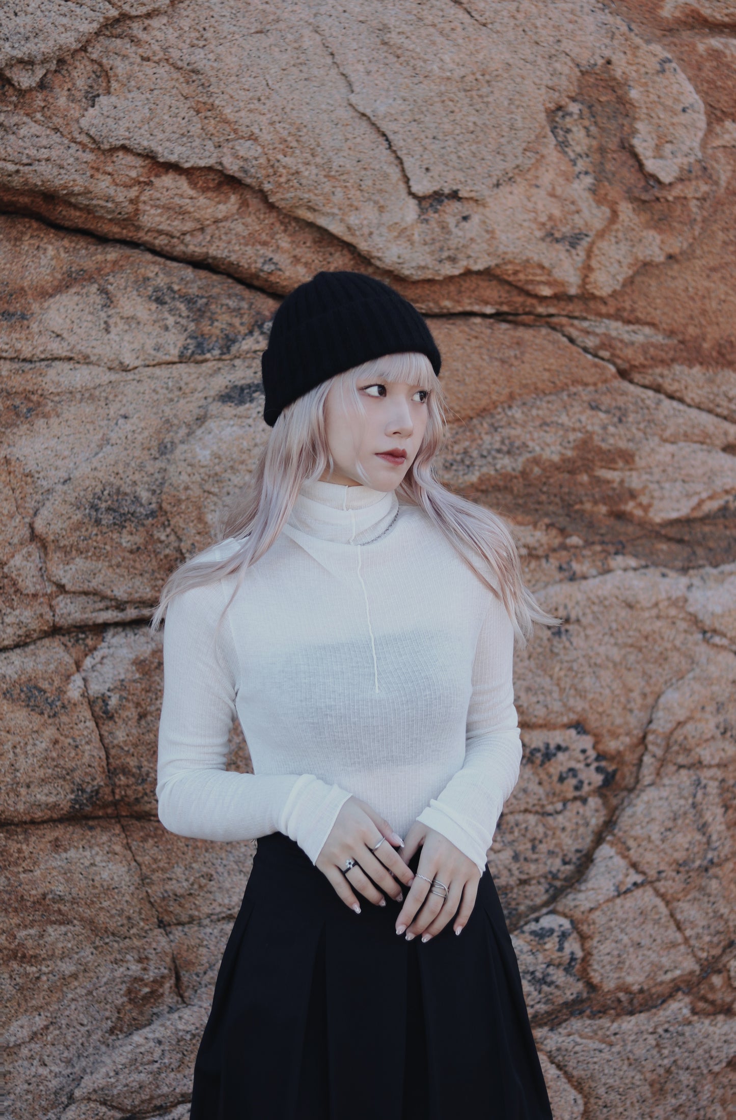 Daily Wool Top (White)