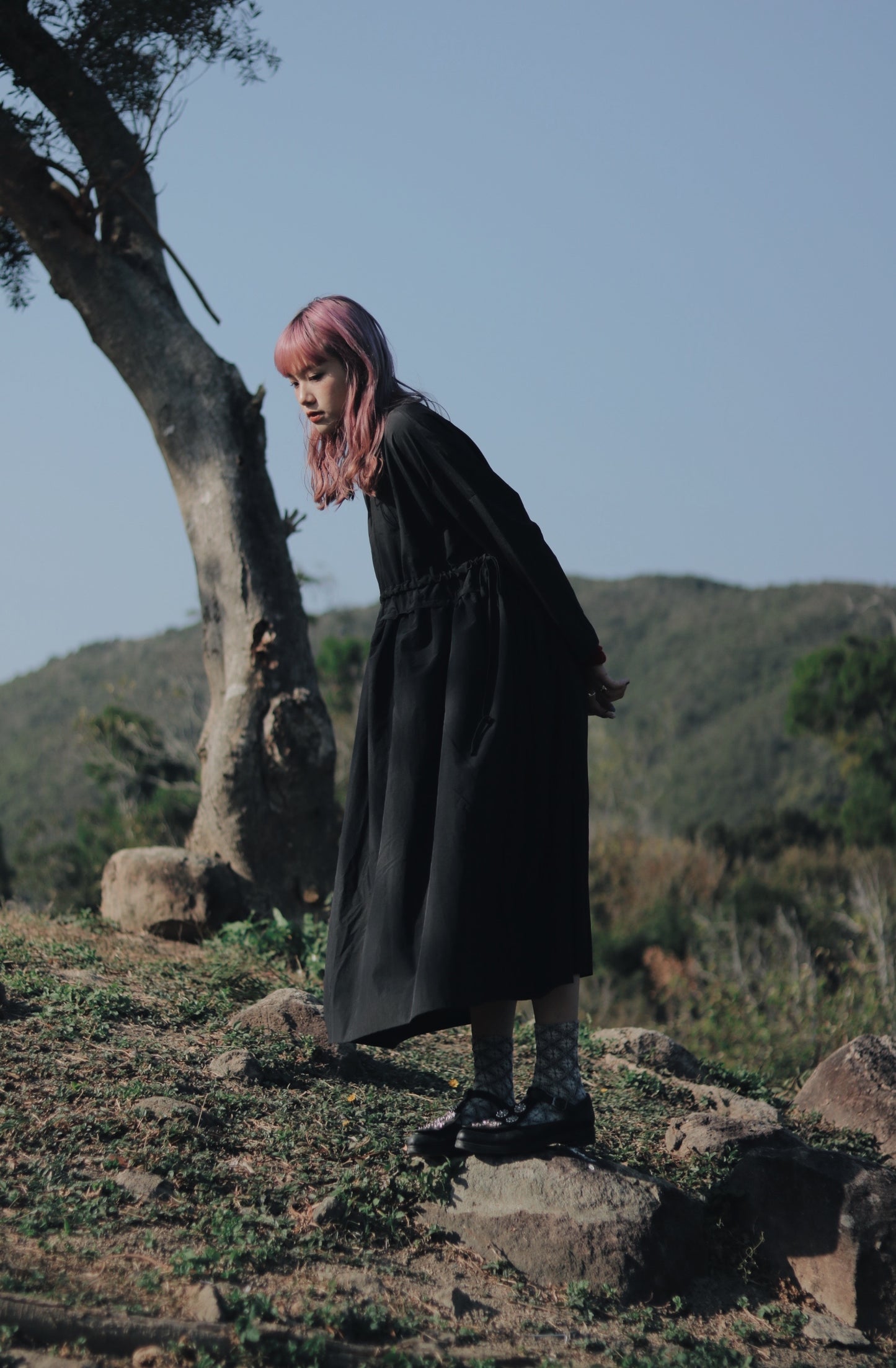 Belted Dress (Black)