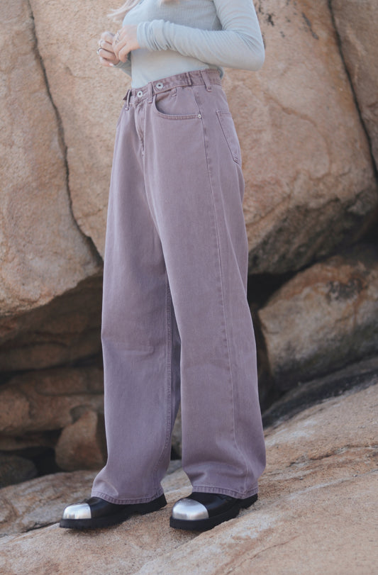 straight Jeans (Purple)