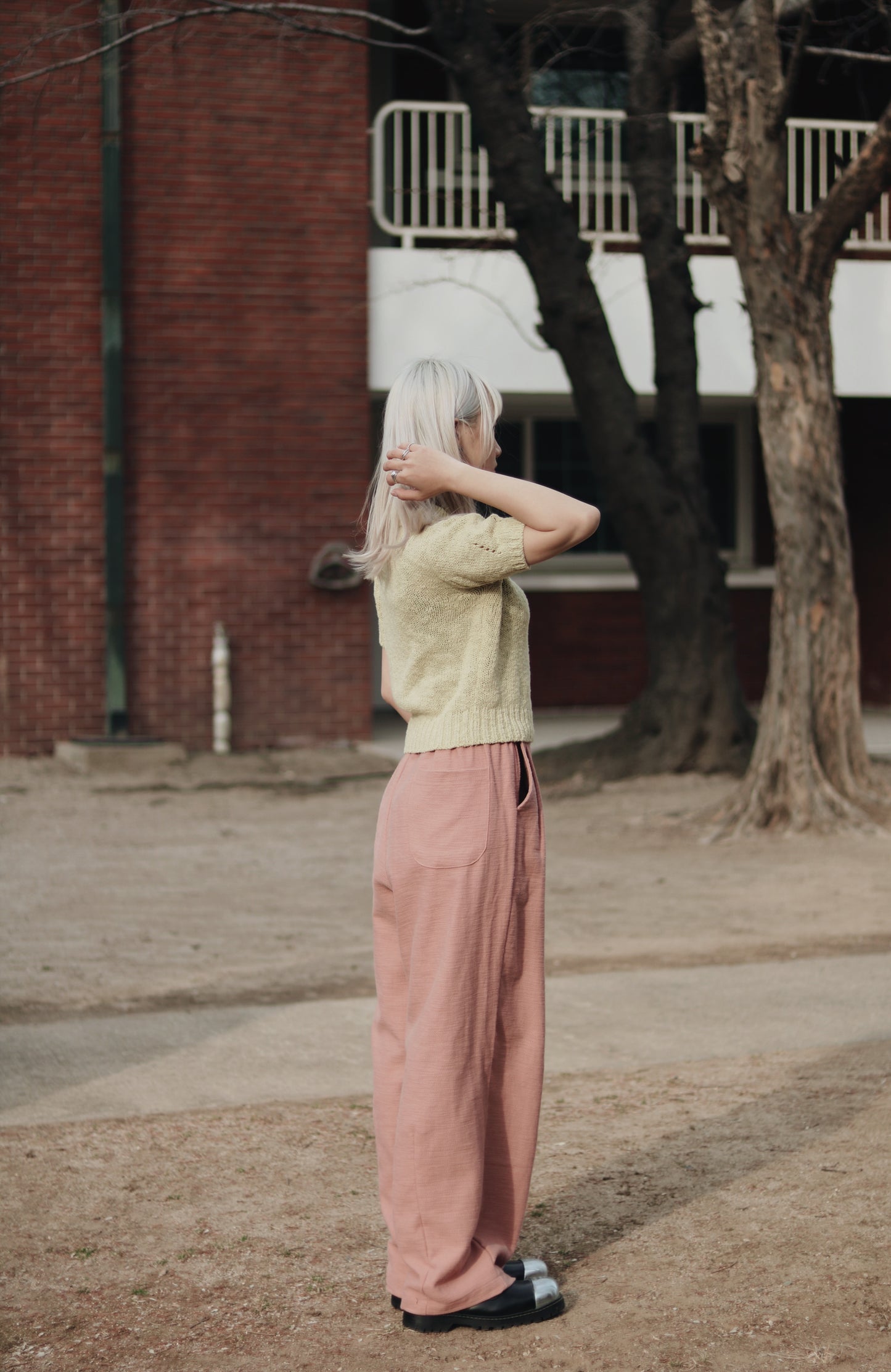 Daily Colour Pants (Pink)