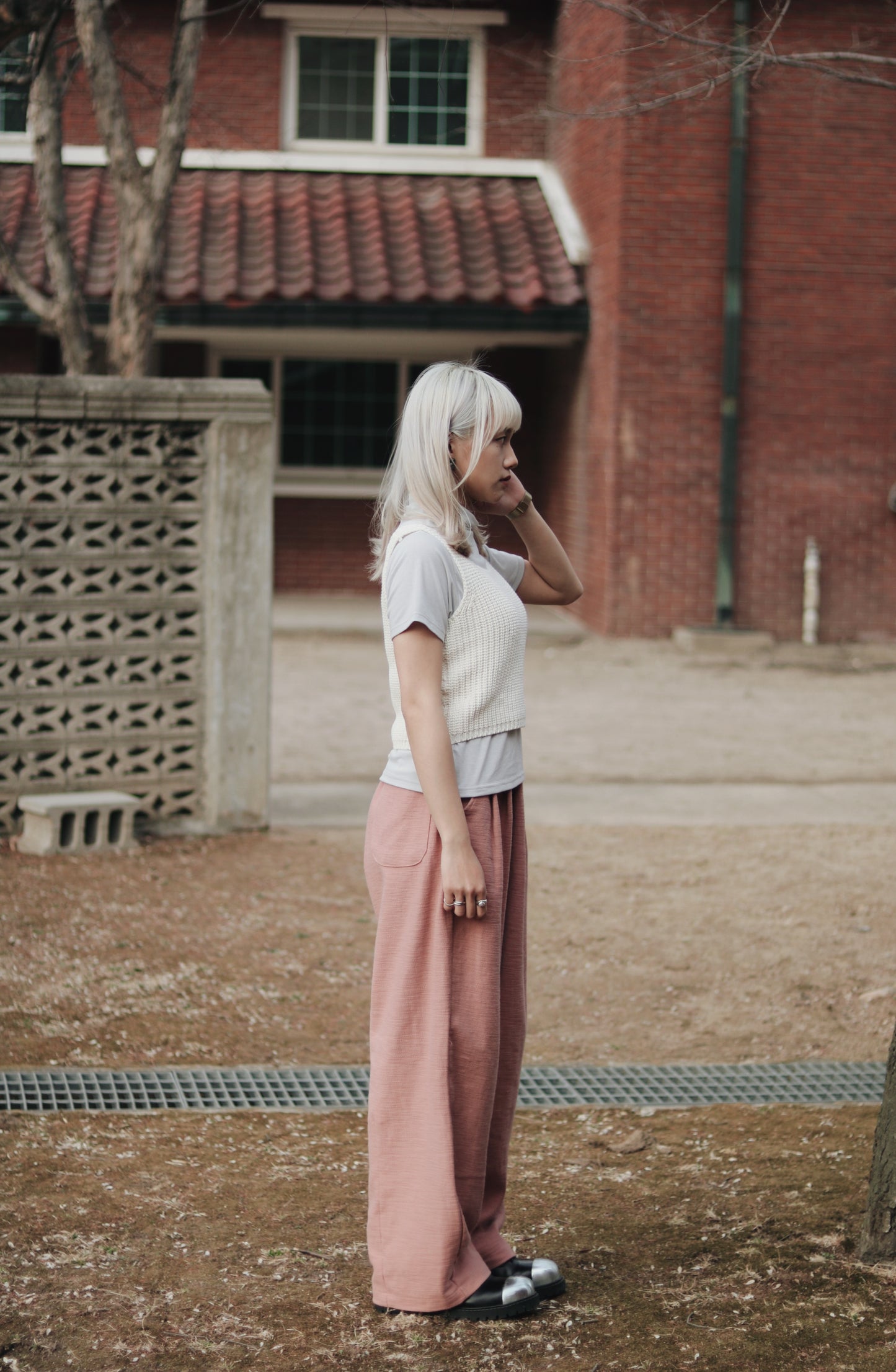 Daily Colour Pants (Pink)