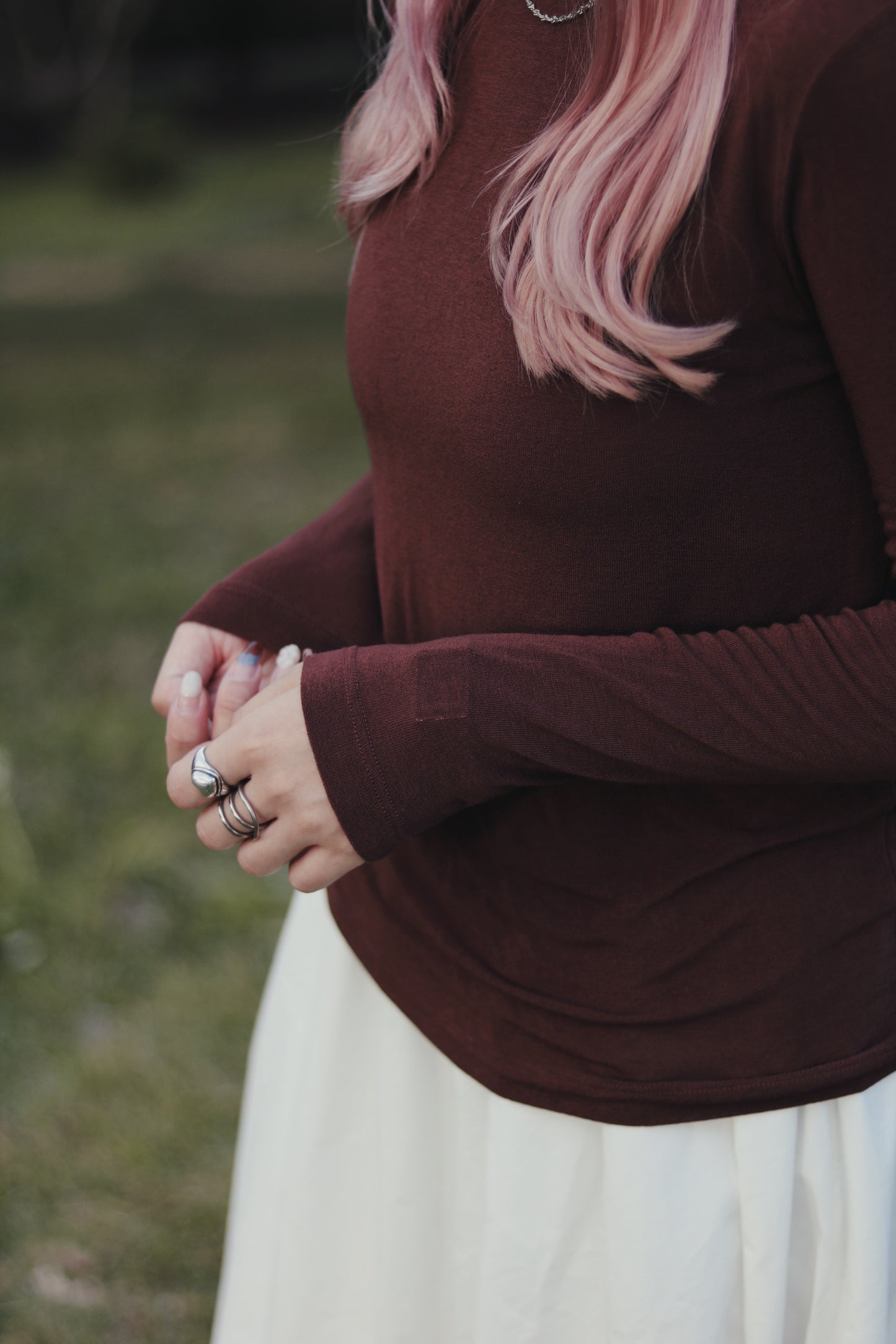 Winter Basic Tee (Brown)