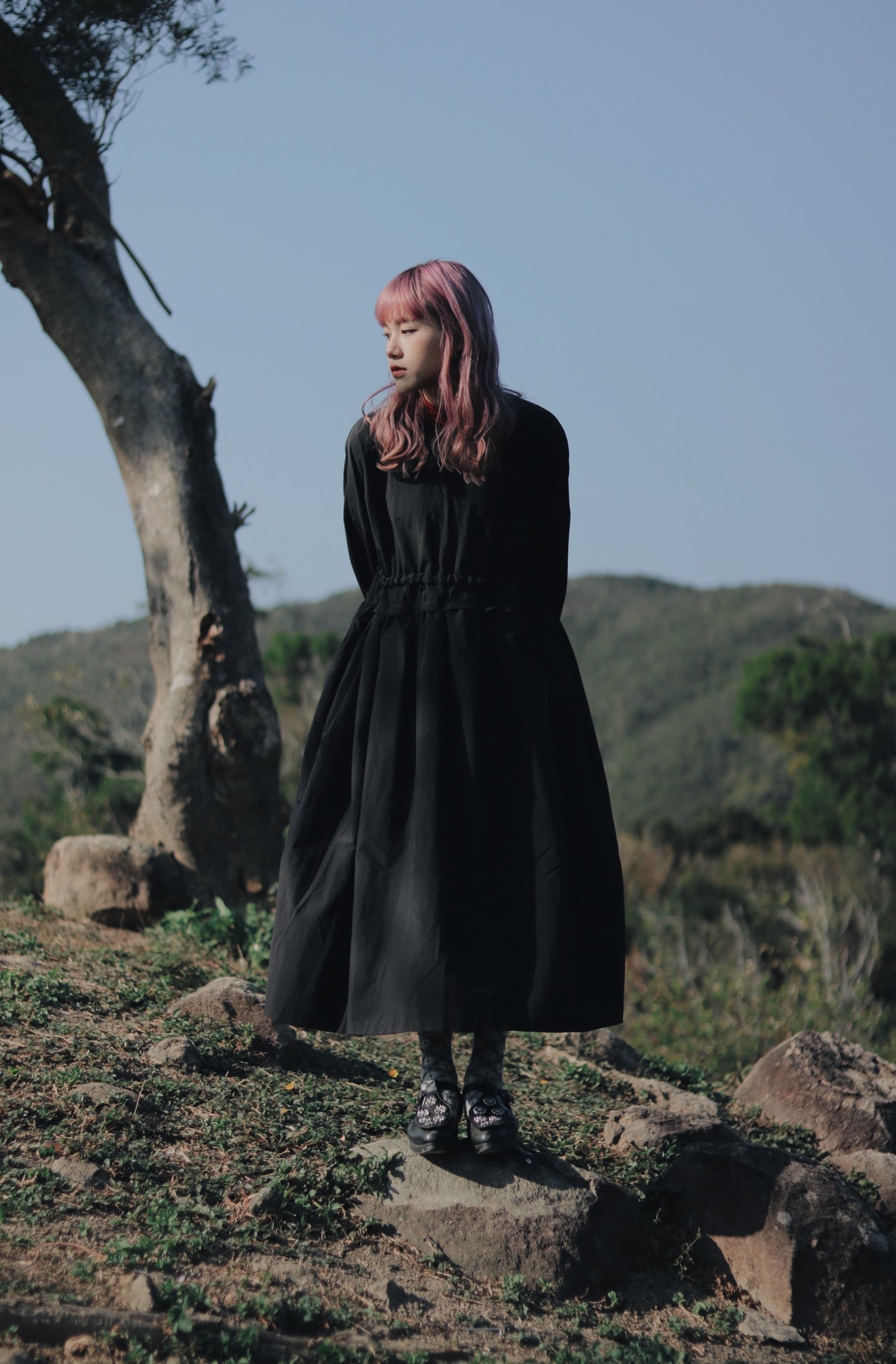 Belted Dress (Black)