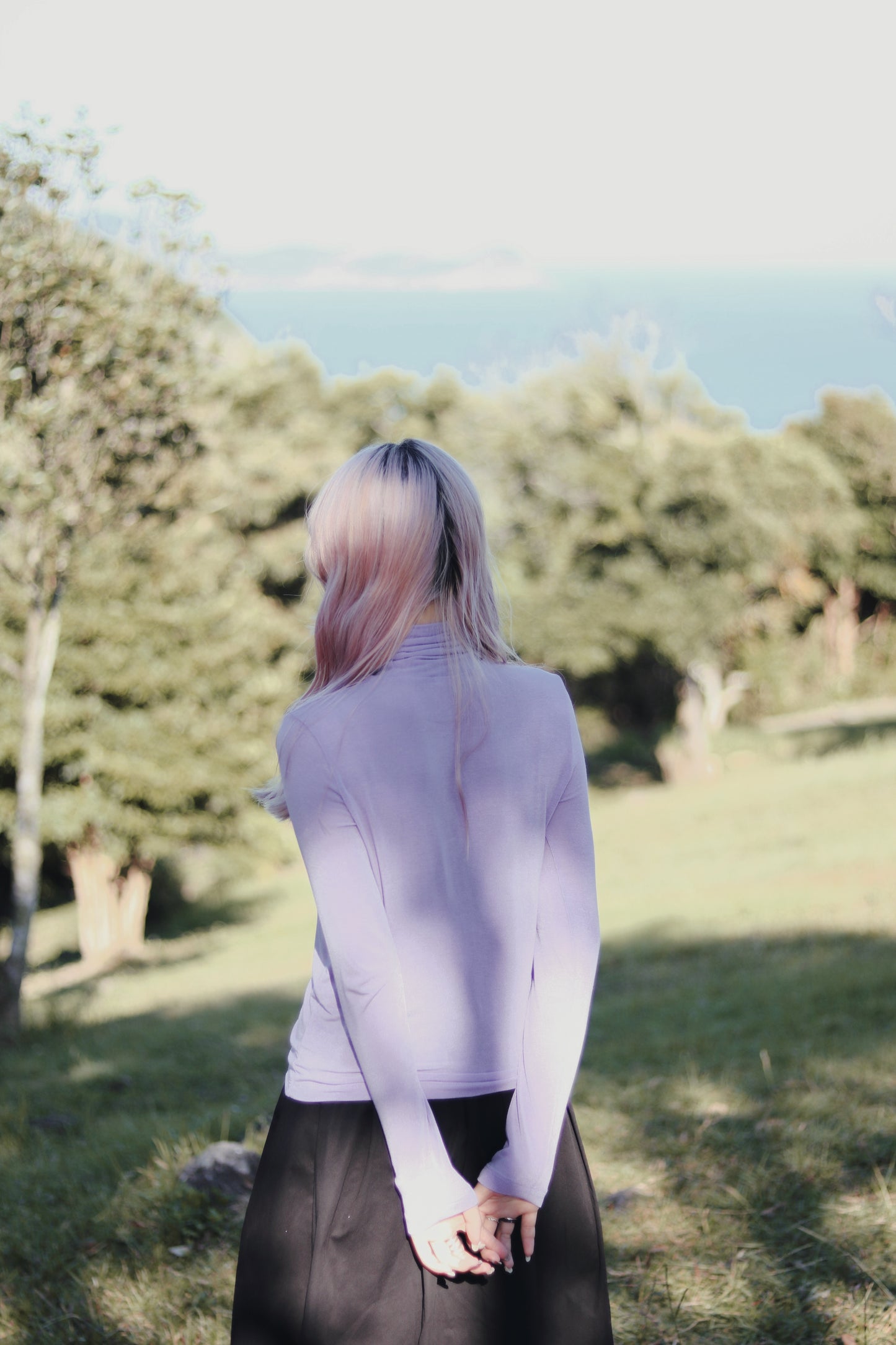 Winter Basic Tee (Purple)