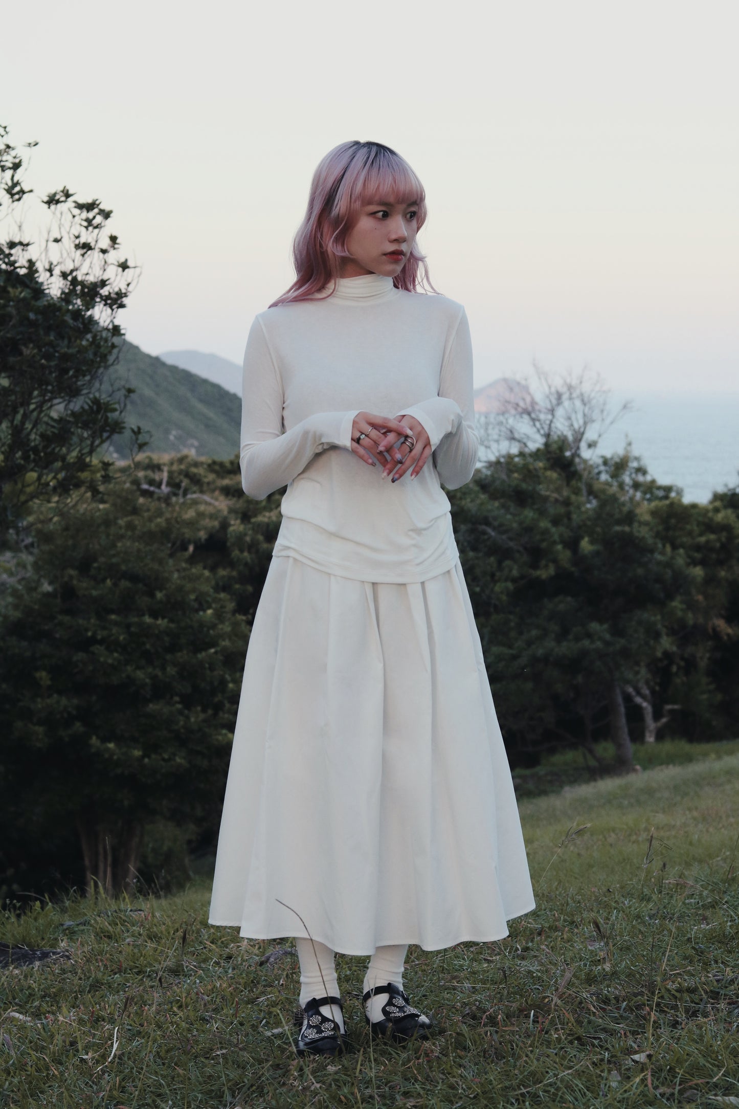 Winter Basic Tee (White)