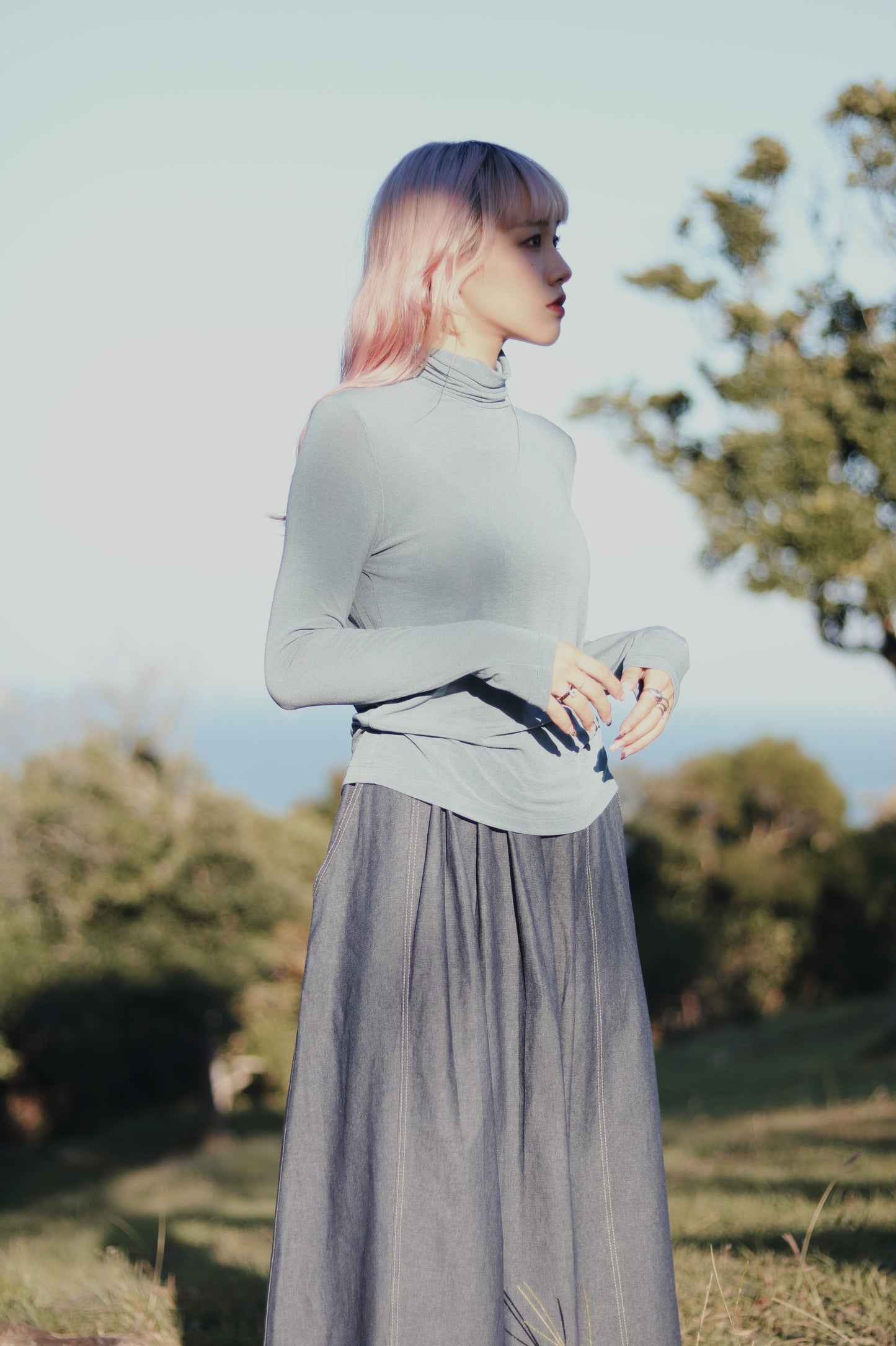 Winter Basic Tee (Blue)