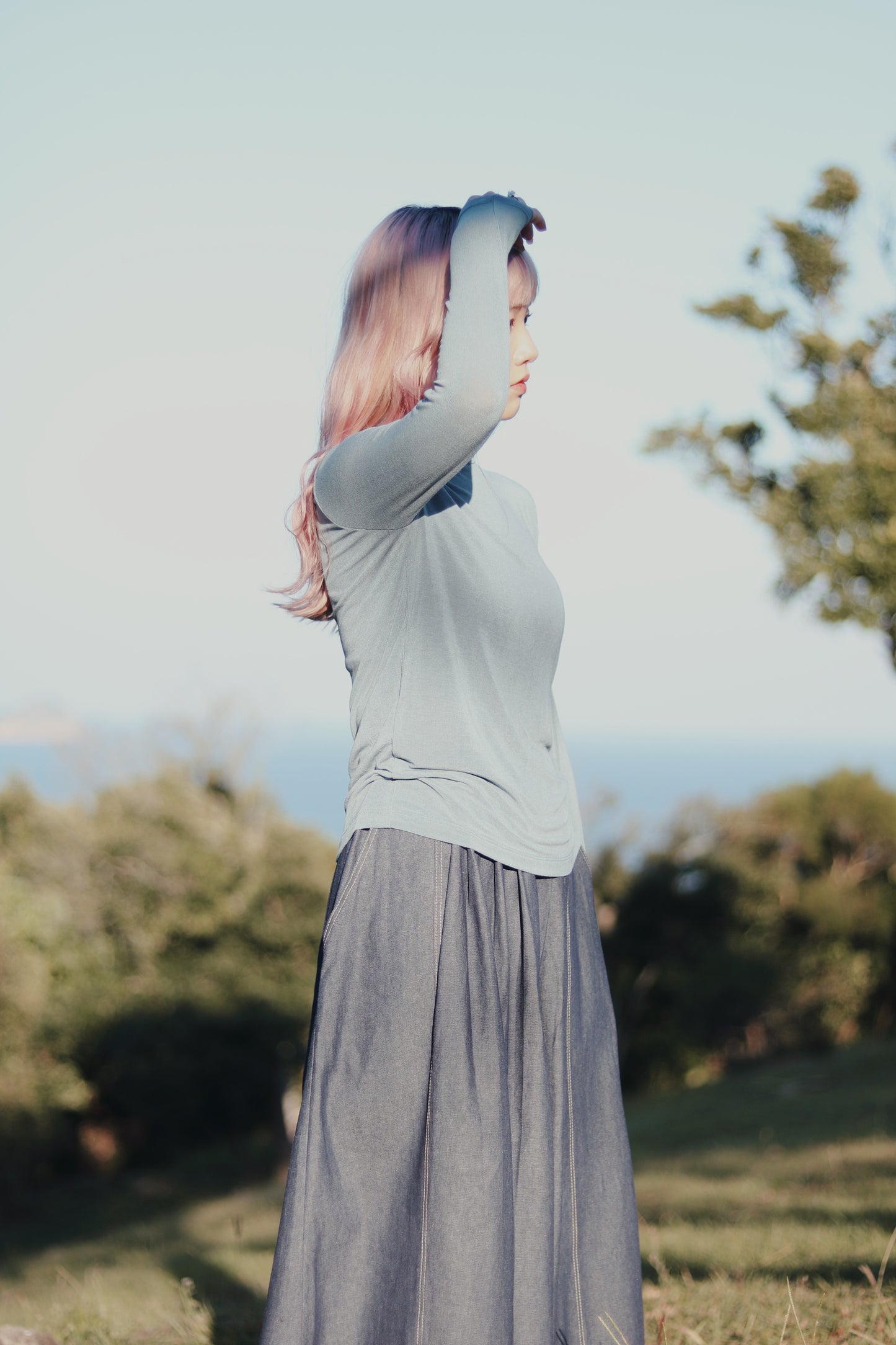 Winter Basic Tee (Blue)