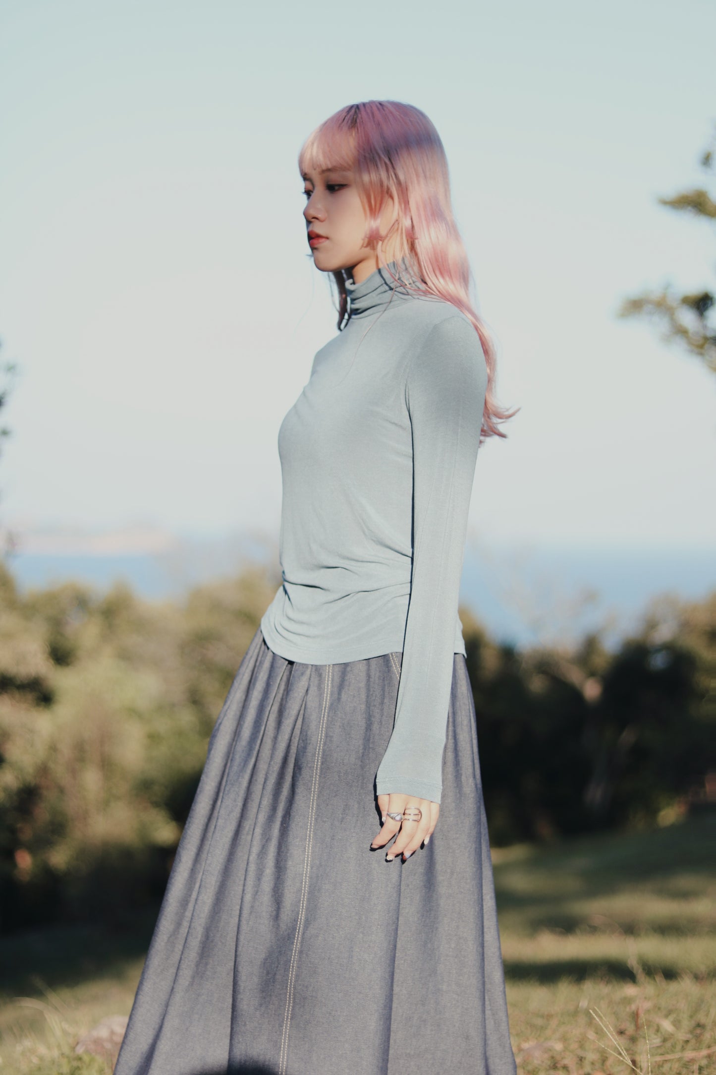 Winter Basic Tee (Blue)