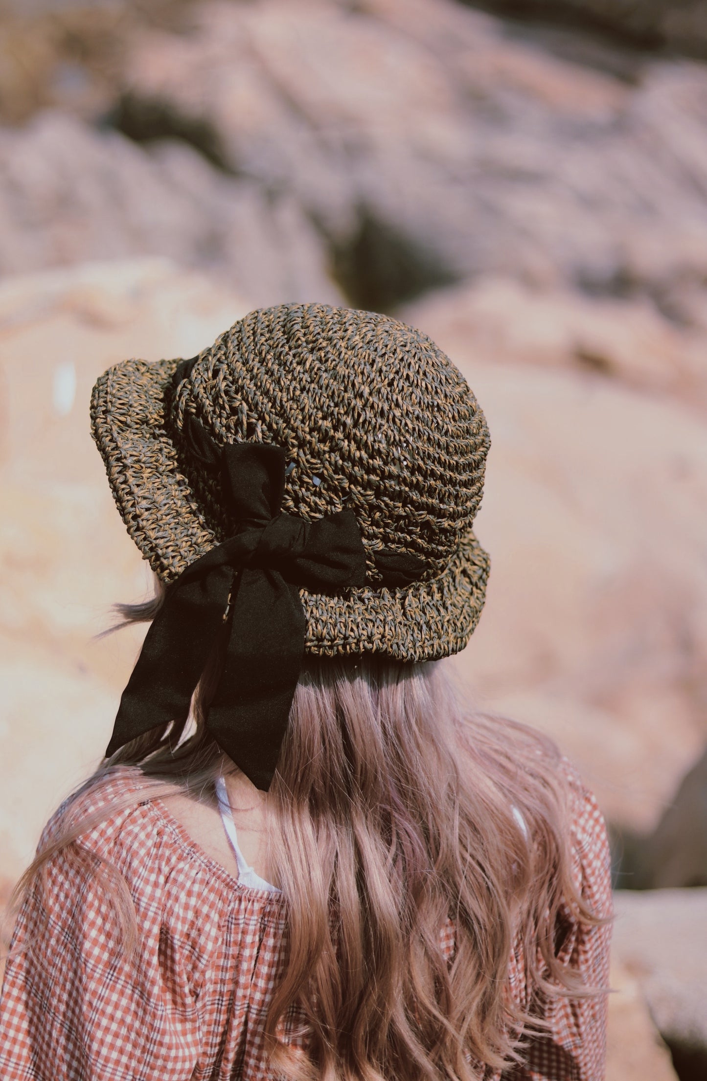 Straw Hat (Blue/Green)