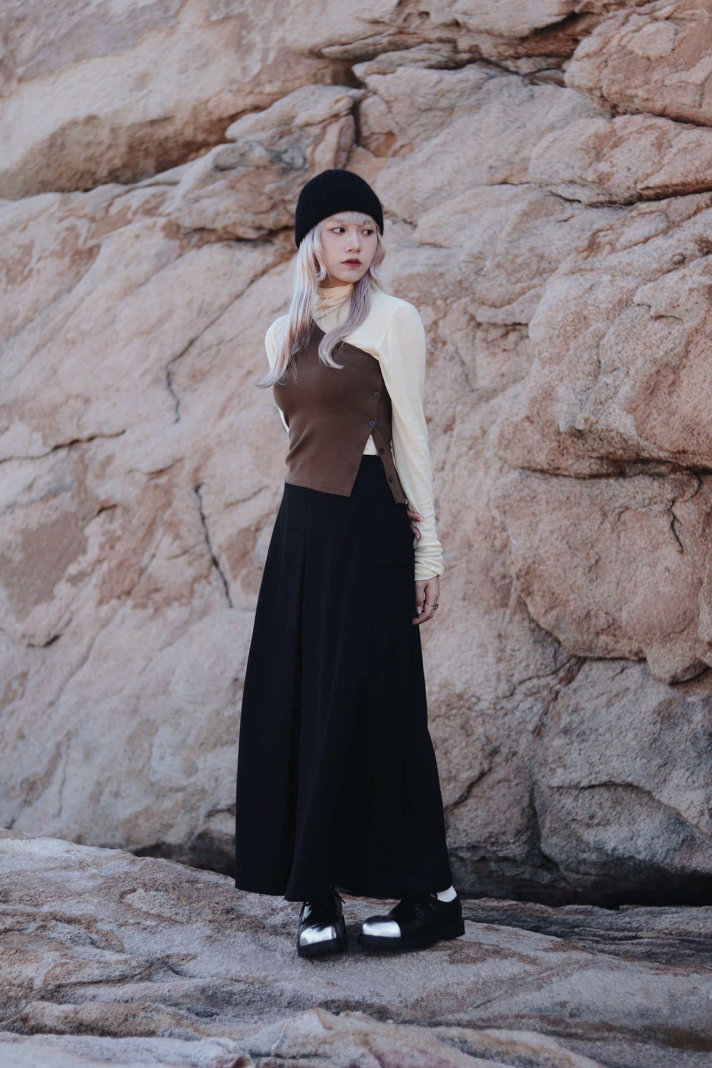 Daily Wool Top (Yellow)