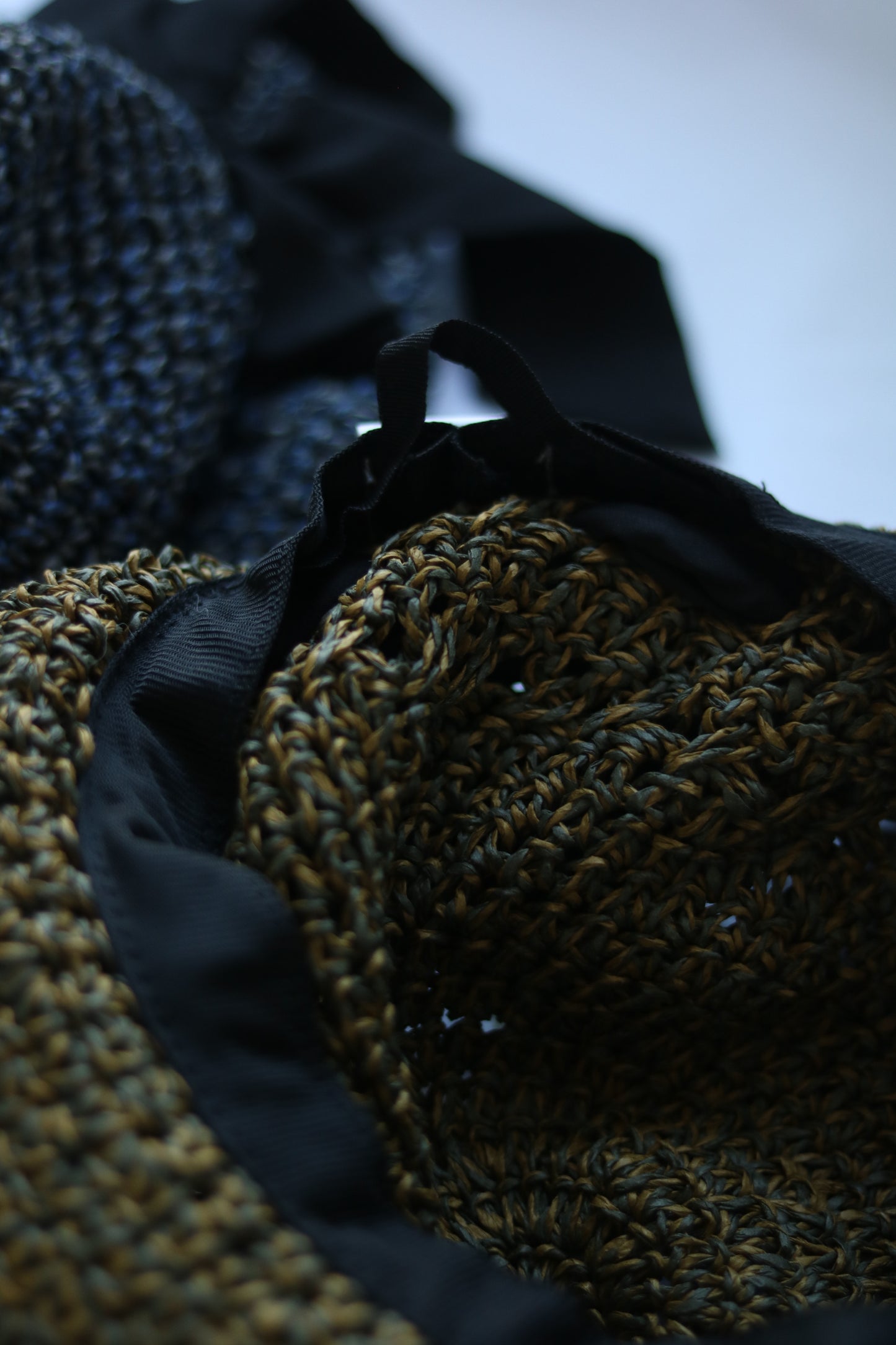 Straw Hat (Blue/Green)