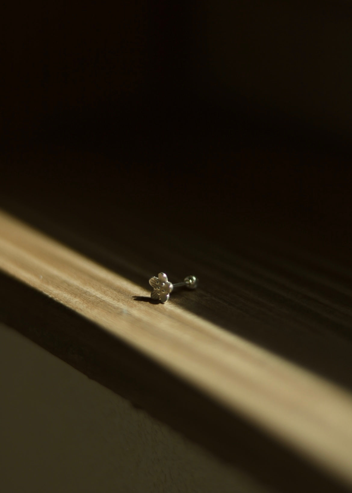 Tiny Flower Earring (Silver)