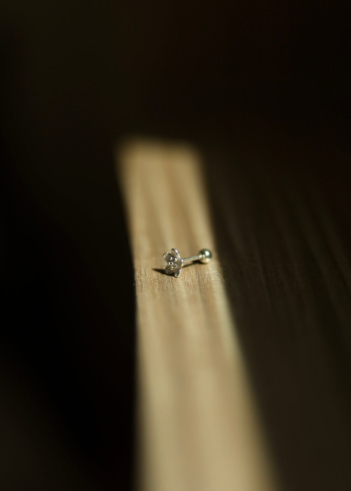 Tiny Flower Earring (Silver)