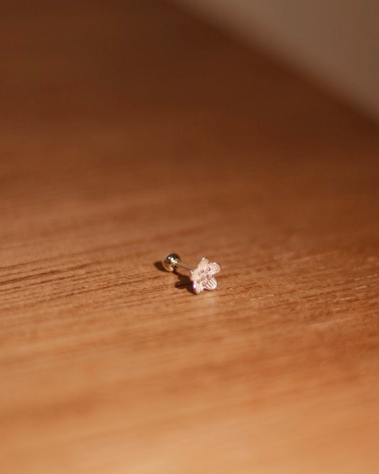 Tiny Flower Earring (Silver)